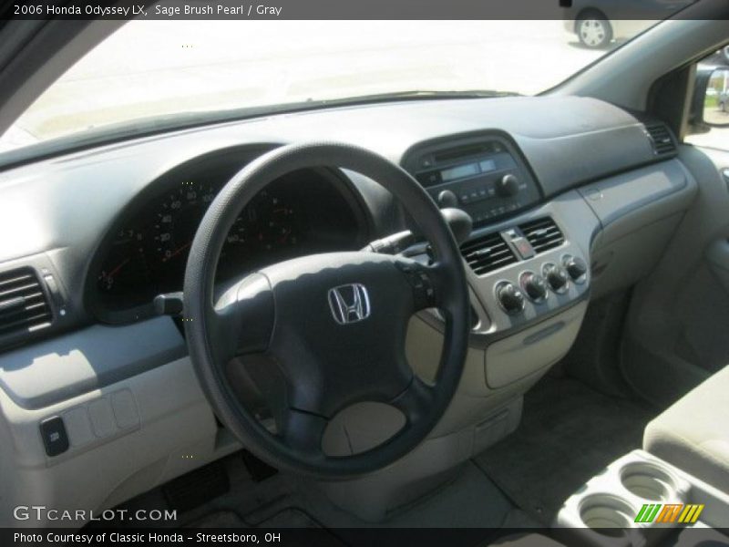 Sage Brush Pearl / Gray 2006 Honda Odyssey LX