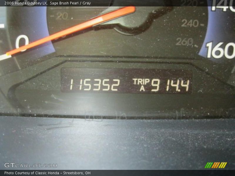Sage Brush Pearl / Gray 2006 Honda Odyssey LX