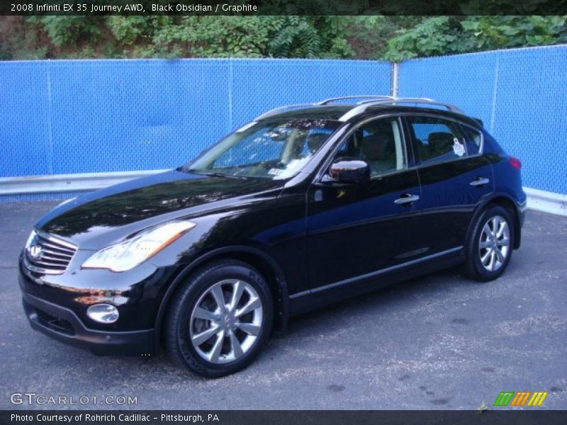 Black Obsidian / Graphite 2008 Infiniti EX 35 Journey AWD