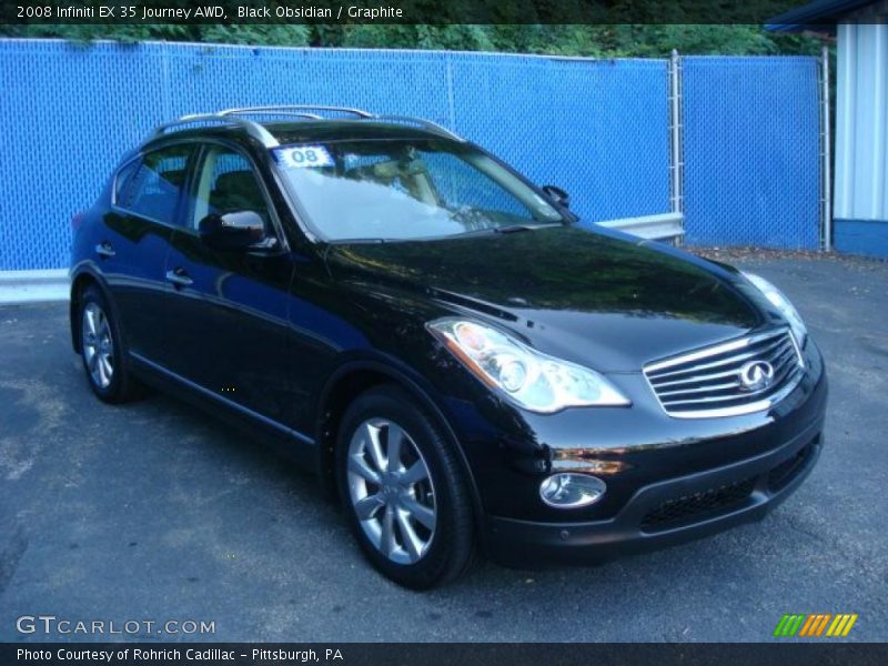 Black Obsidian / Graphite 2008 Infiniti EX 35 Journey AWD