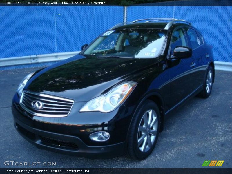 Black Obsidian / Graphite 2008 Infiniti EX 35 Journey AWD