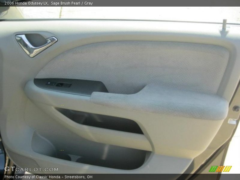 Sage Brush Pearl / Gray 2006 Honda Odyssey LX