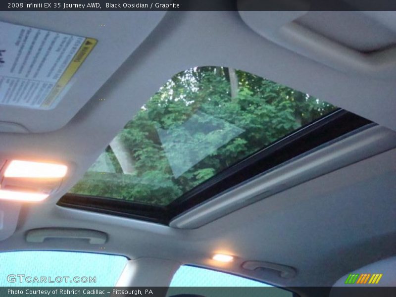 Black Obsidian / Graphite 2008 Infiniti EX 35 Journey AWD