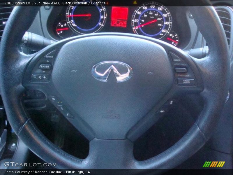 Black Obsidian / Graphite 2008 Infiniti EX 35 Journey AWD