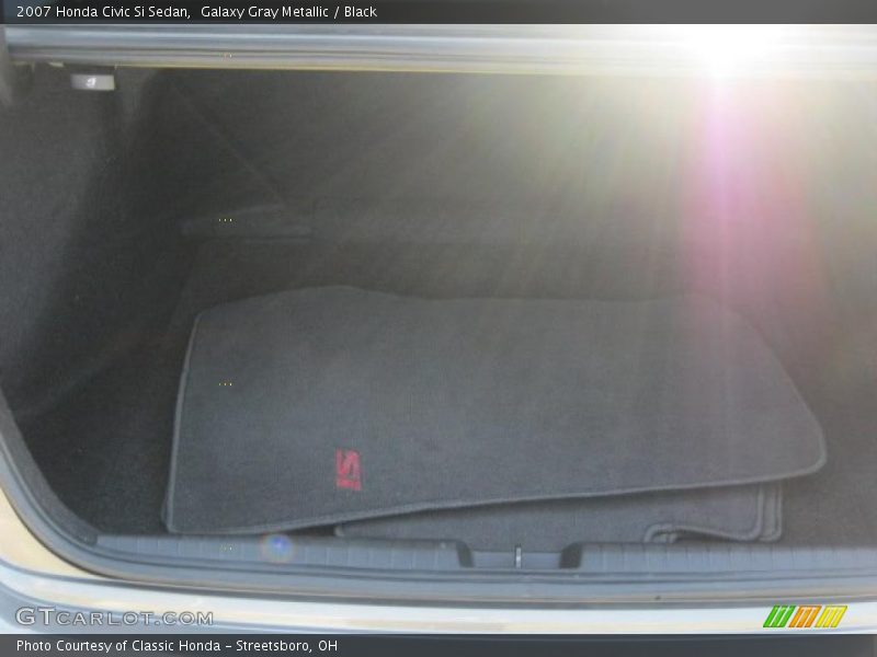 Galaxy Gray Metallic / Black 2007 Honda Civic Si Sedan