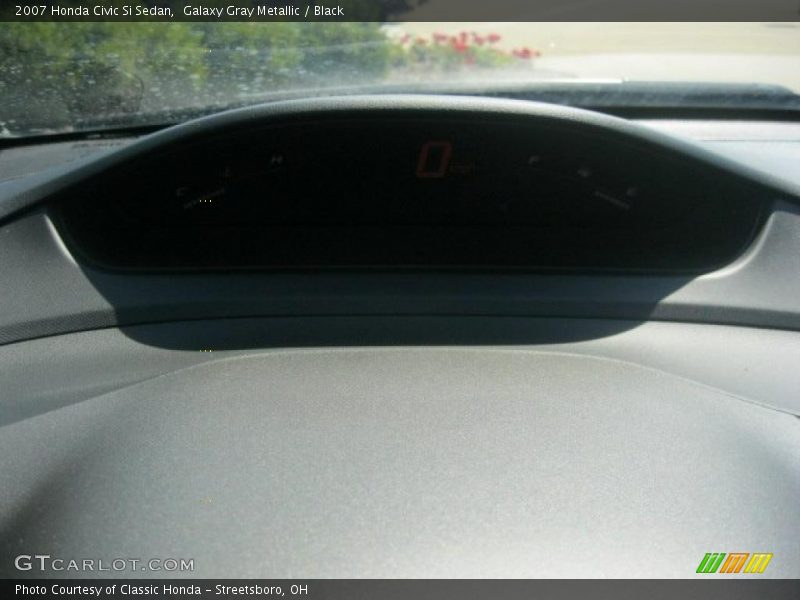 Galaxy Gray Metallic / Black 2007 Honda Civic Si Sedan