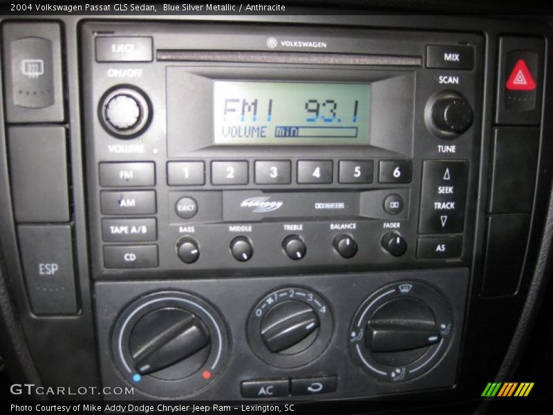 Blue Silver Metallic / Anthracite 2004 Volkswagen Passat GLS Sedan