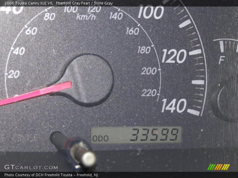 Phantom Gray Pearl / Stone Gray 2006 Toyota Camry XLE V6