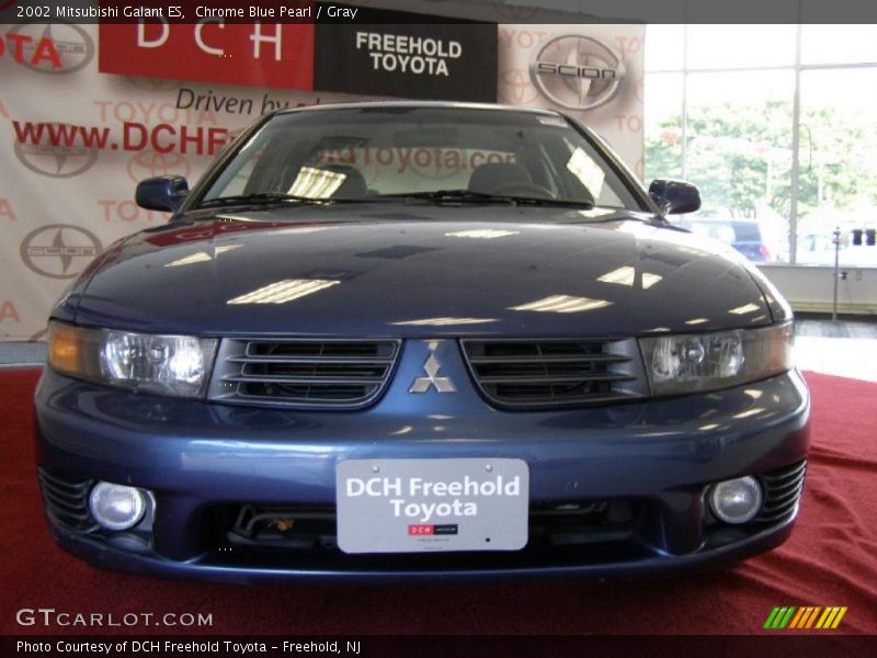 Chrome Blue Pearl / Gray 2002 Mitsubishi Galant ES