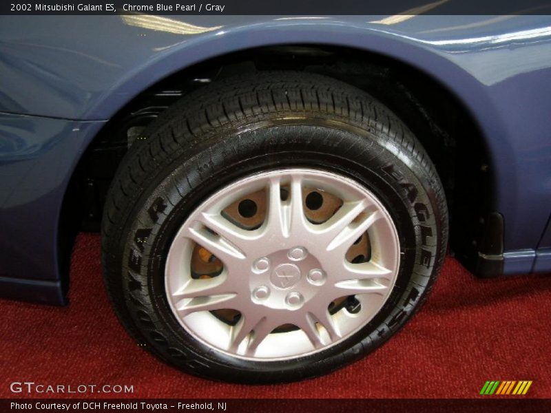 Chrome Blue Pearl / Gray 2002 Mitsubishi Galant ES