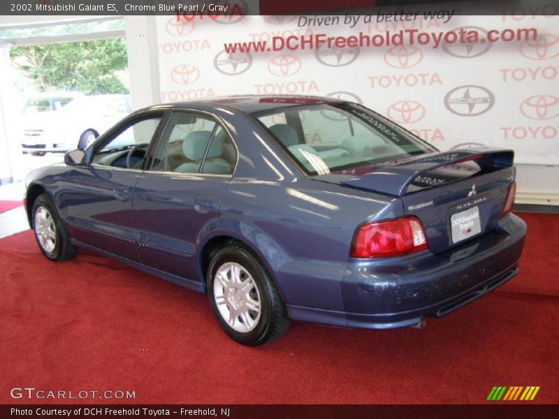 Chrome Blue Pearl / Gray 2002 Mitsubishi Galant ES