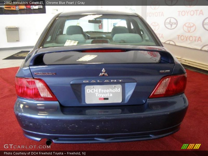 Chrome Blue Pearl / Gray 2002 Mitsubishi Galant ES