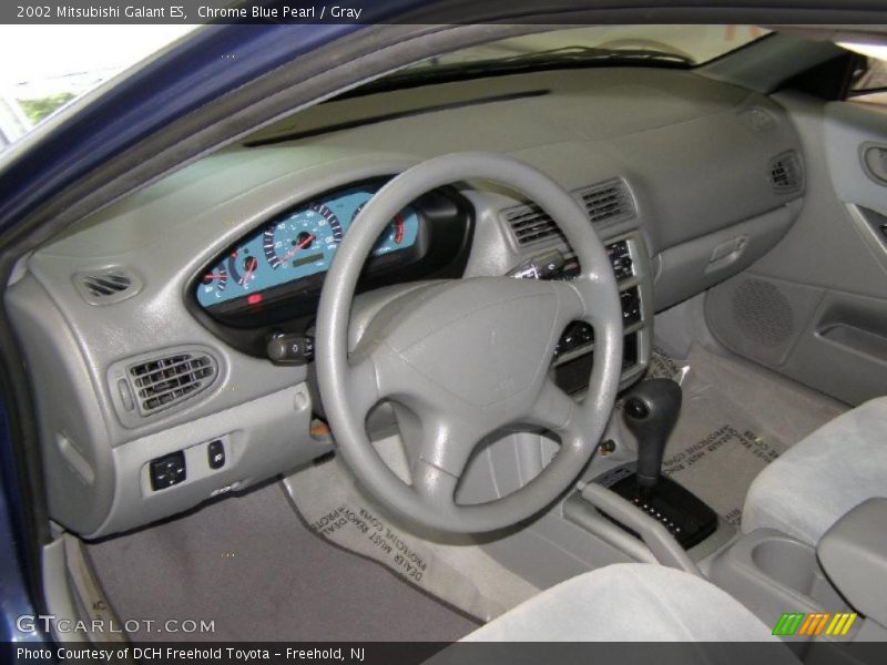 Chrome Blue Pearl / Gray 2002 Mitsubishi Galant ES