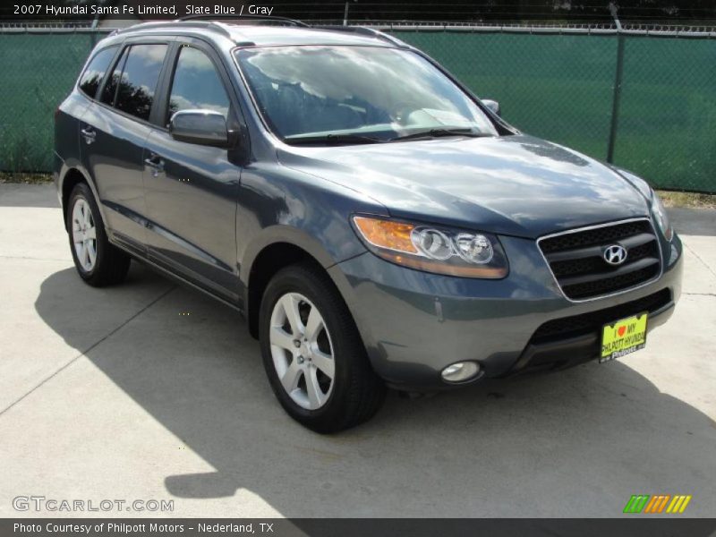 Slate Blue / Gray 2007 Hyundai Santa Fe Limited