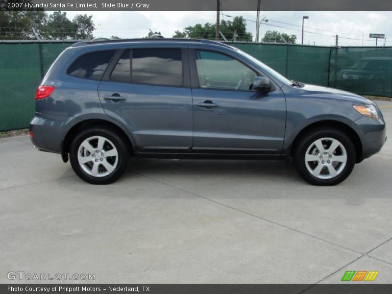 Slate Blue / Gray 2007 Hyundai Santa Fe Limited