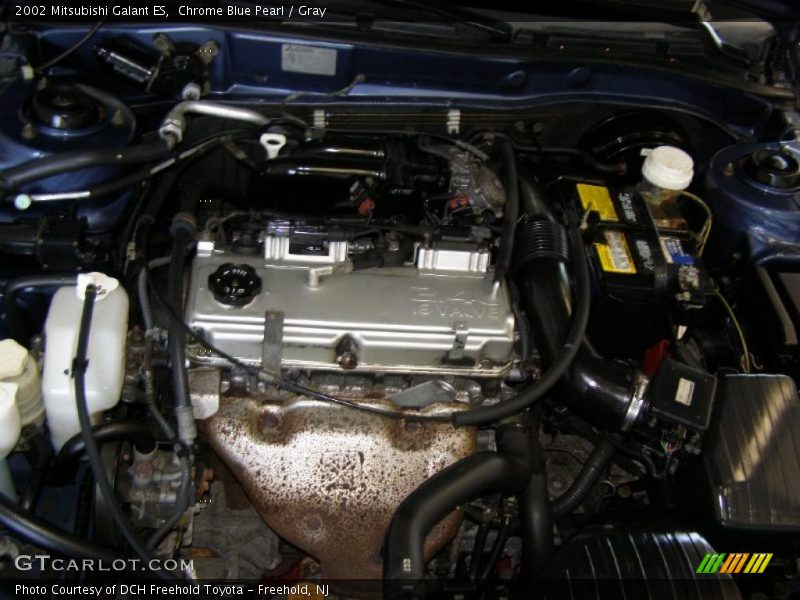 Chrome Blue Pearl / Gray 2002 Mitsubishi Galant ES