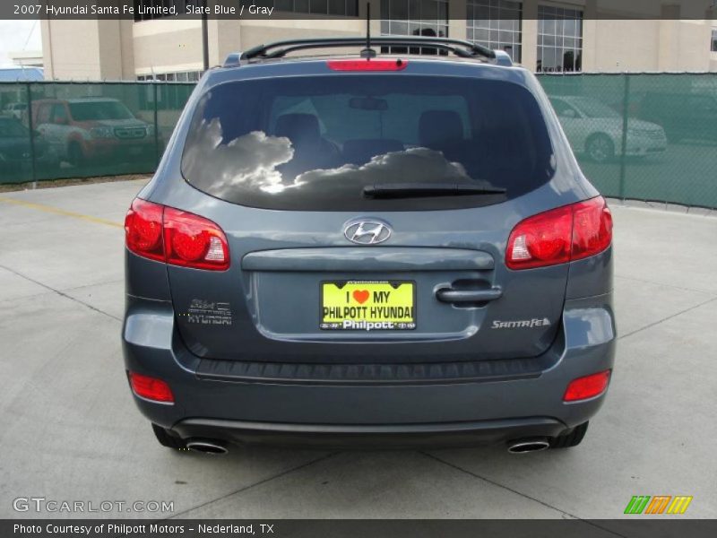 Slate Blue / Gray 2007 Hyundai Santa Fe Limited