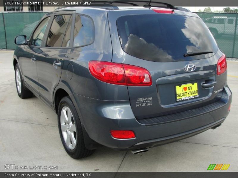 Slate Blue / Gray 2007 Hyundai Santa Fe Limited