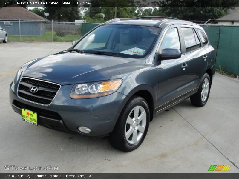 Slate Blue / Gray 2007 Hyundai Santa Fe Limited