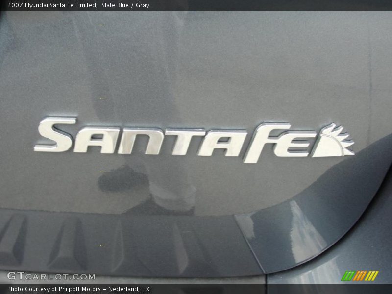 Slate Blue / Gray 2007 Hyundai Santa Fe Limited