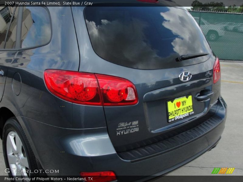 Slate Blue / Gray 2007 Hyundai Santa Fe Limited
