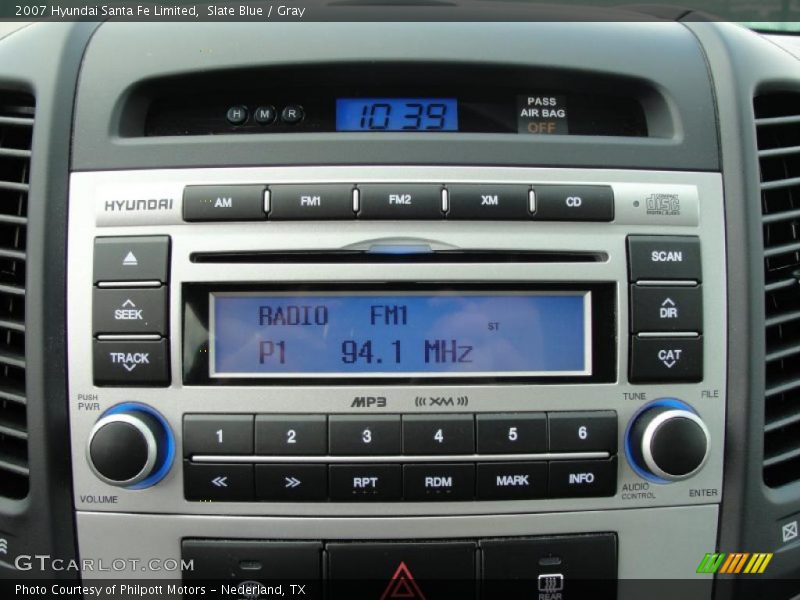 Slate Blue / Gray 2007 Hyundai Santa Fe Limited