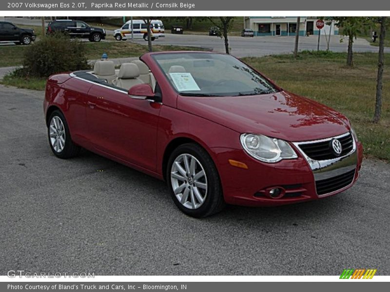 Paprika Red Metallic / Cornsilk Beige 2007 Volkswagen Eos 2.0T