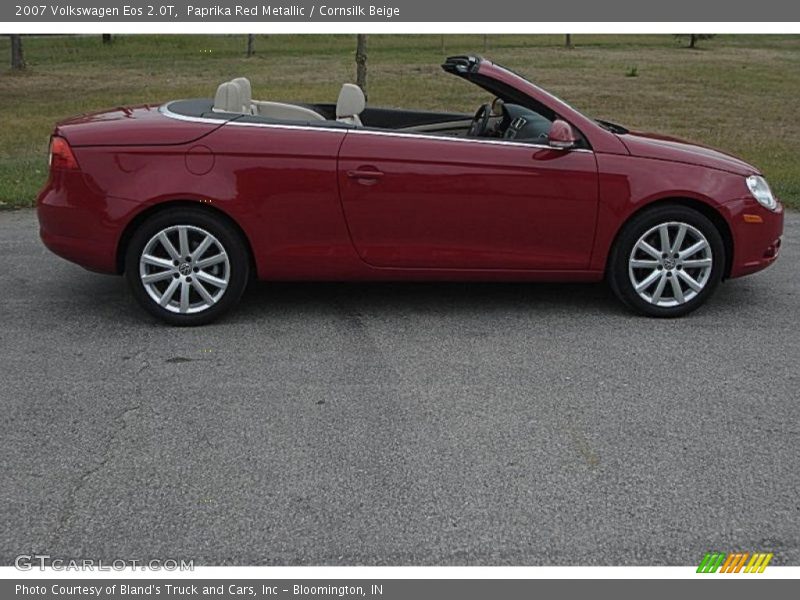 Paprika Red Metallic / Cornsilk Beige 2007 Volkswagen Eos 2.0T