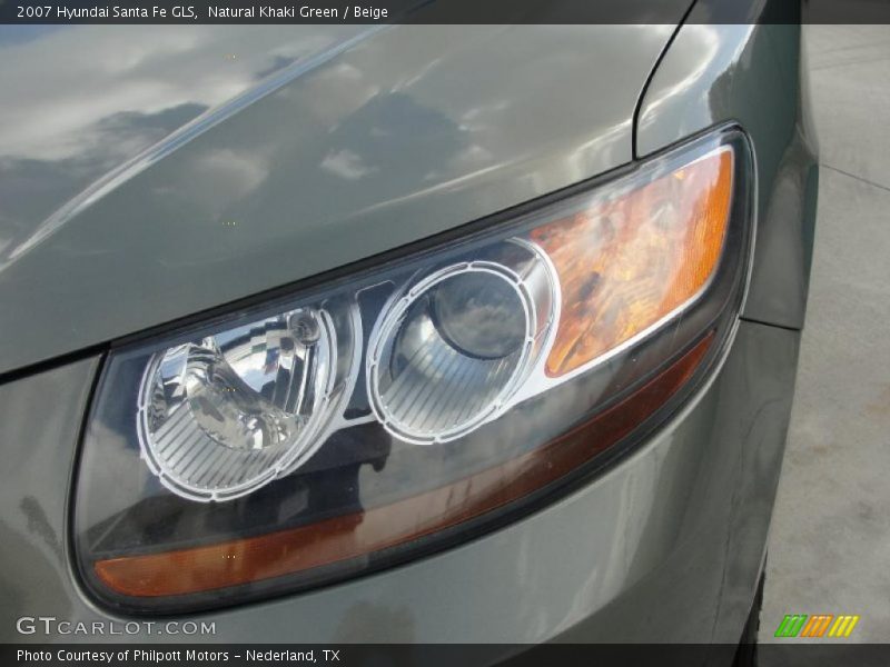 Natural Khaki Green / Beige 2007 Hyundai Santa Fe GLS