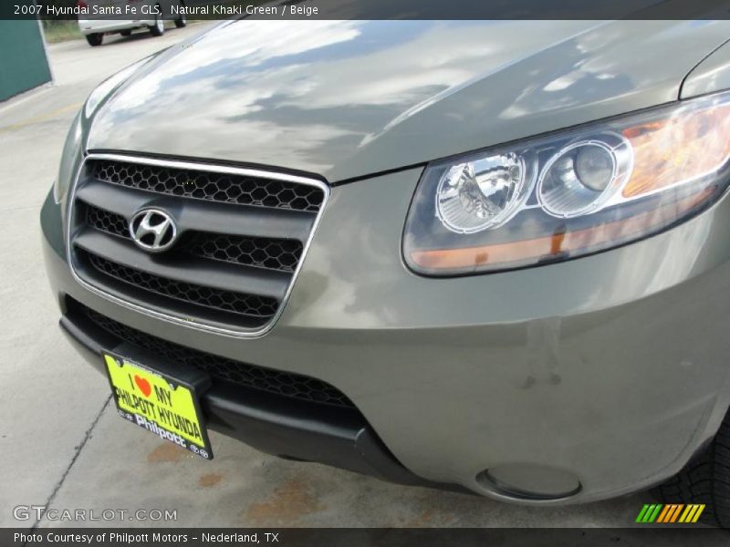 Natural Khaki Green / Beige 2007 Hyundai Santa Fe GLS