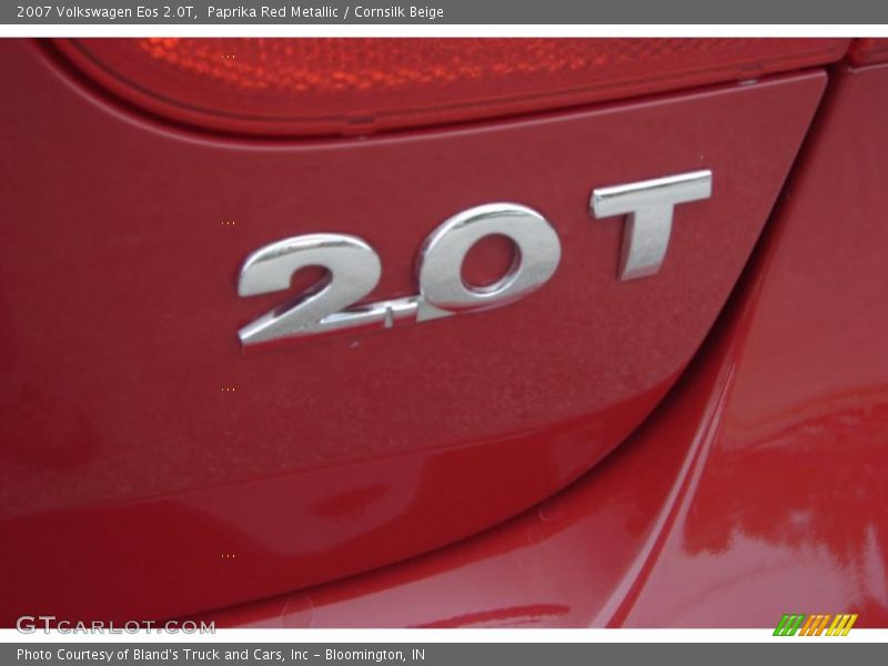Paprika Red Metallic / Cornsilk Beige 2007 Volkswagen Eos 2.0T