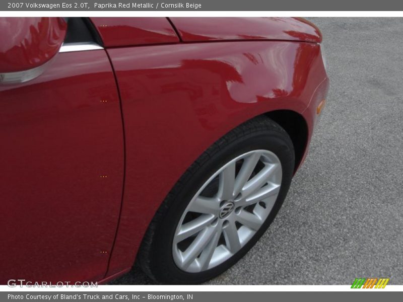 Paprika Red Metallic / Cornsilk Beige 2007 Volkswagen Eos 2.0T