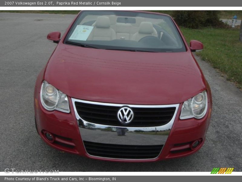 Paprika Red Metallic / Cornsilk Beige 2007 Volkswagen Eos 2.0T