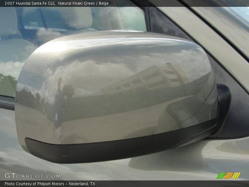 Natural Khaki Green / Beige 2007 Hyundai Santa Fe GLS