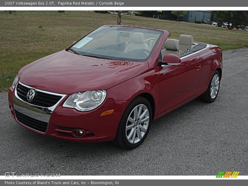Paprika Red Metallic / Cornsilk Beige 2007 Volkswagen Eos 2.0T