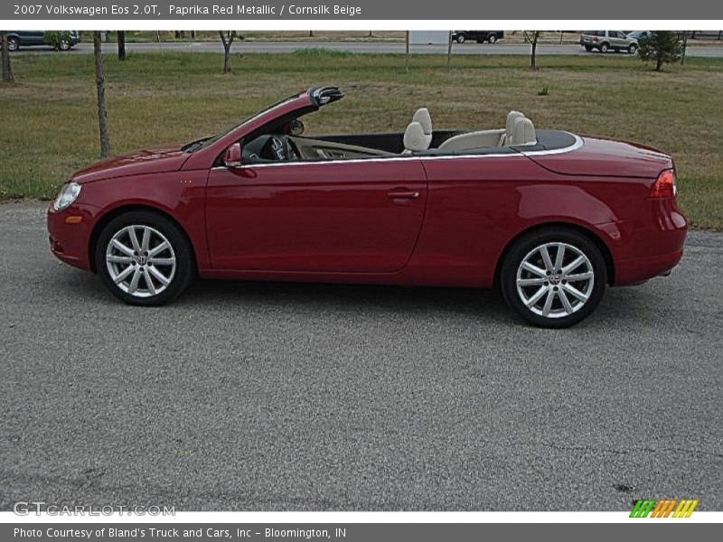 Paprika Red Metallic / Cornsilk Beige 2007 Volkswagen Eos 2.0T