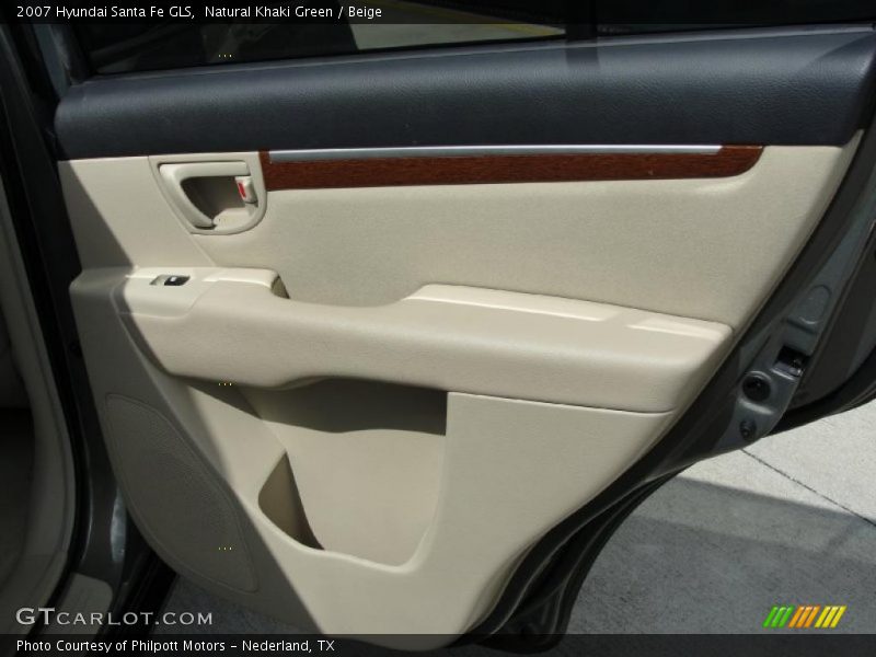 Natural Khaki Green / Beige 2007 Hyundai Santa Fe GLS