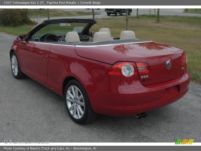 Paprika Red Metallic / Cornsilk Beige 2007 Volkswagen Eos 2.0T