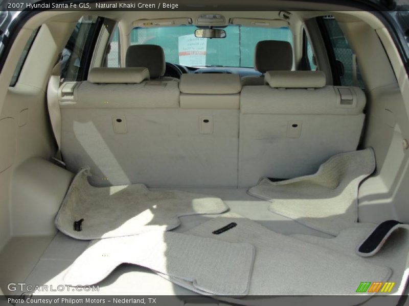 Natural Khaki Green / Beige 2007 Hyundai Santa Fe GLS