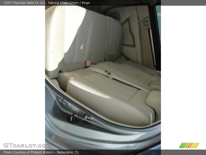 Natural Khaki Green / Beige 2007 Hyundai Santa Fe GLS