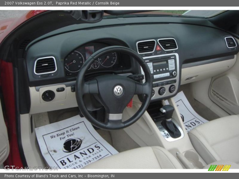 Paprika Red Metallic / Cornsilk Beige 2007 Volkswagen Eos 2.0T