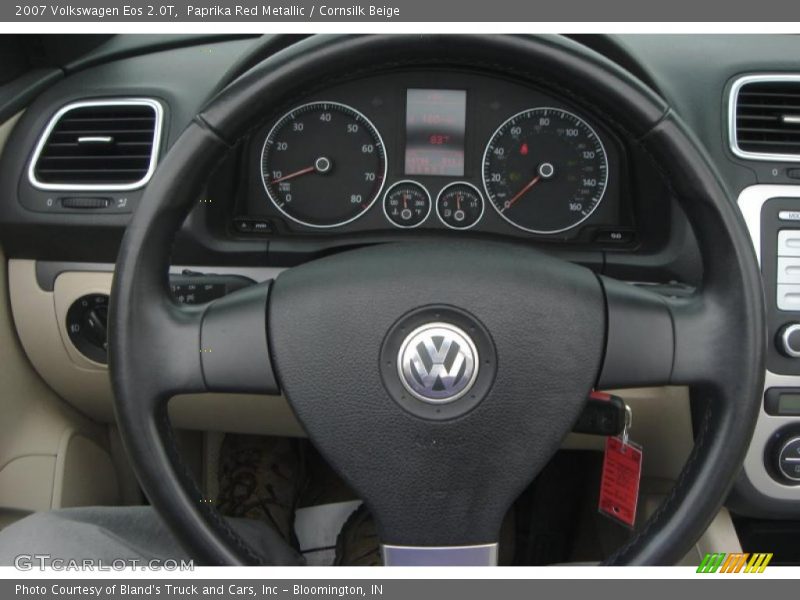 Paprika Red Metallic / Cornsilk Beige 2007 Volkswagen Eos 2.0T