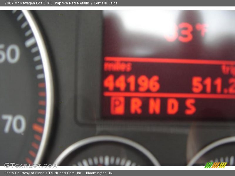 Paprika Red Metallic / Cornsilk Beige 2007 Volkswagen Eos 2.0T