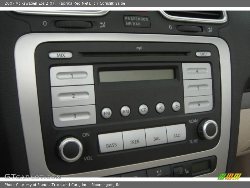 Paprika Red Metallic / Cornsilk Beige 2007 Volkswagen Eos 2.0T