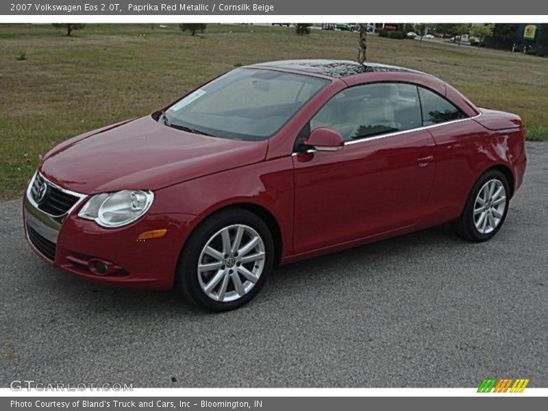 Paprika Red Metallic / Cornsilk Beige 2007 Volkswagen Eos 2.0T
