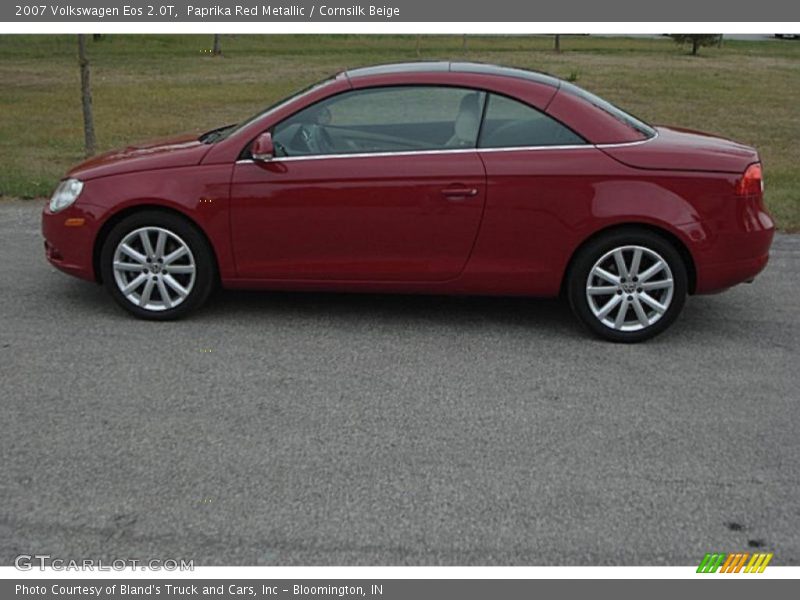 Paprika Red Metallic / Cornsilk Beige 2007 Volkswagen Eos 2.0T