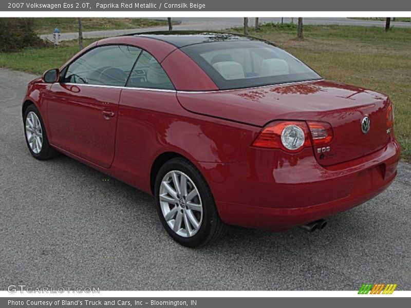 Paprika Red Metallic / Cornsilk Beige 2007 Volkswagen Eos 2.0T