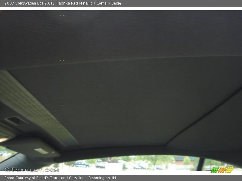 Paprika Red Metallic / Cornsilk Beige 2007 Volkswagen Eos 2.0T
