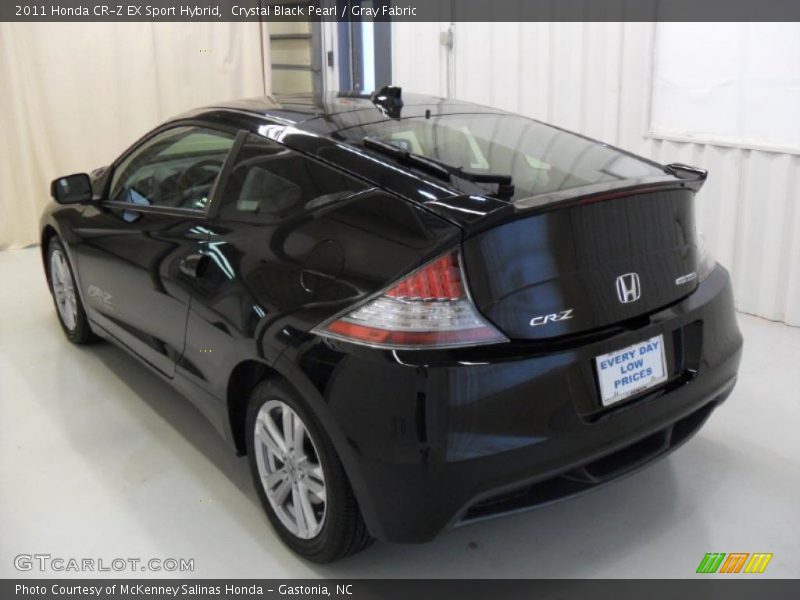 Crystal Black Pearl / Gray Fabric 2011 Honda CR-Z EX Sport Hybrid