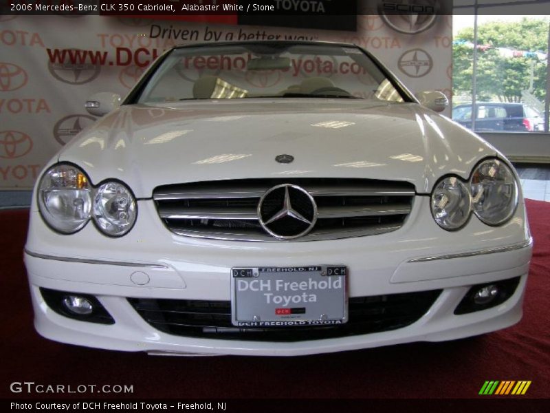Alabaster White / Stone 2006 Mercedes-Benz CLK 350 Cabriolet